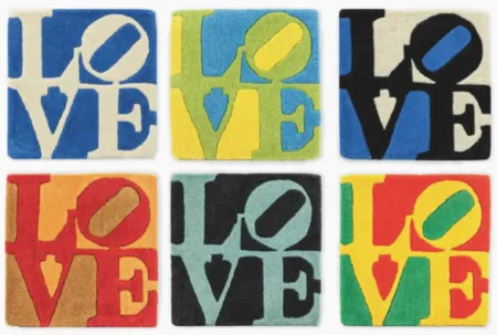 Многоэкземплярное Произведение Indiana - Collection of 6 Hand-Woven Love Tapestries