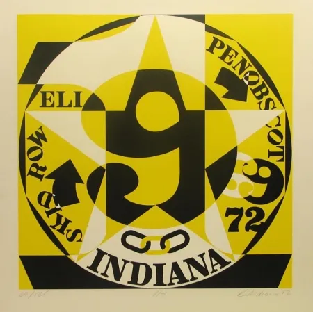 Сериграфия Indiana - Decade Autoportrait