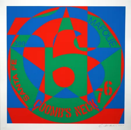 Сериграфия Indiana - Decade: Autoportraits, Vinalhaven Suite. #6: Coomb's Neck