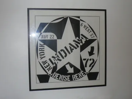 Литография Indiana - Denise René - NY