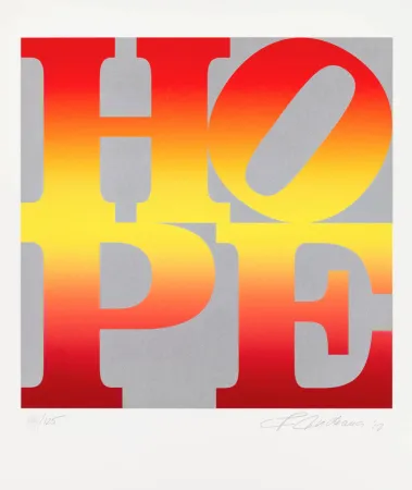 Сериграфия Indiana - Four Seasons of Hope: Autumn (Silver)