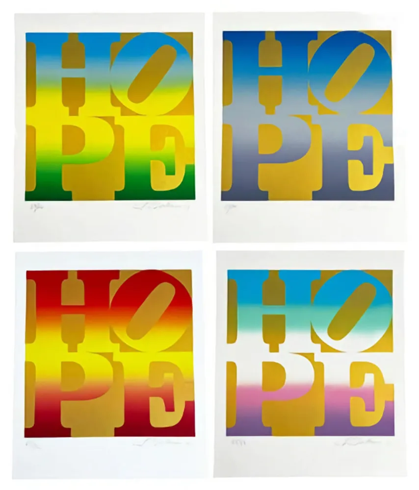 Сериграфия Indiana -  Four Seasons of Hope (Gold portfolio)