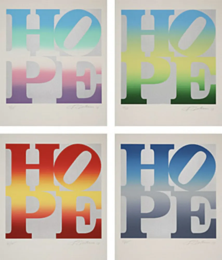 Сериграфия Indiana - Four Seasons of Hope (Silver)