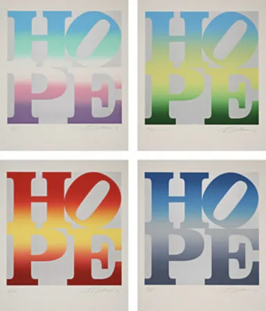 Сериграфия Indiana - Four Seasons of Hope (Silver)