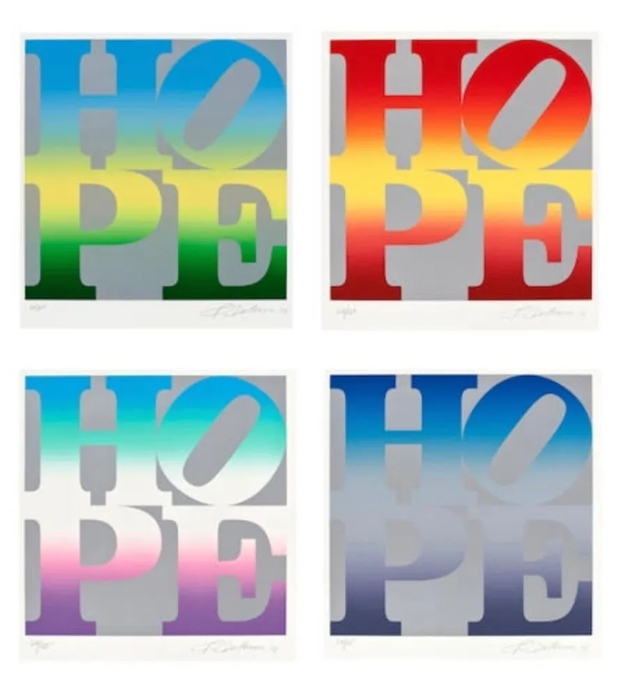 Сериграфия Indiana - Four Seasons of Hope (Silver), 2012