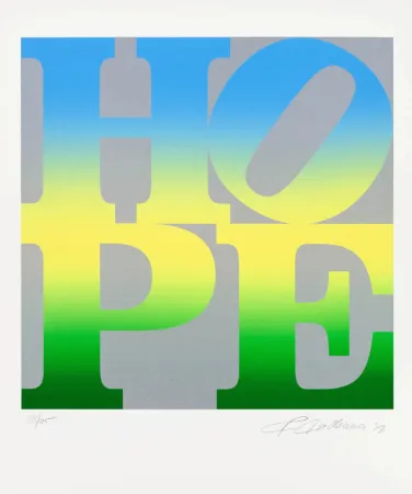 Сериграфия Indiana - Four Seasons of Hope: Summer (Silver)