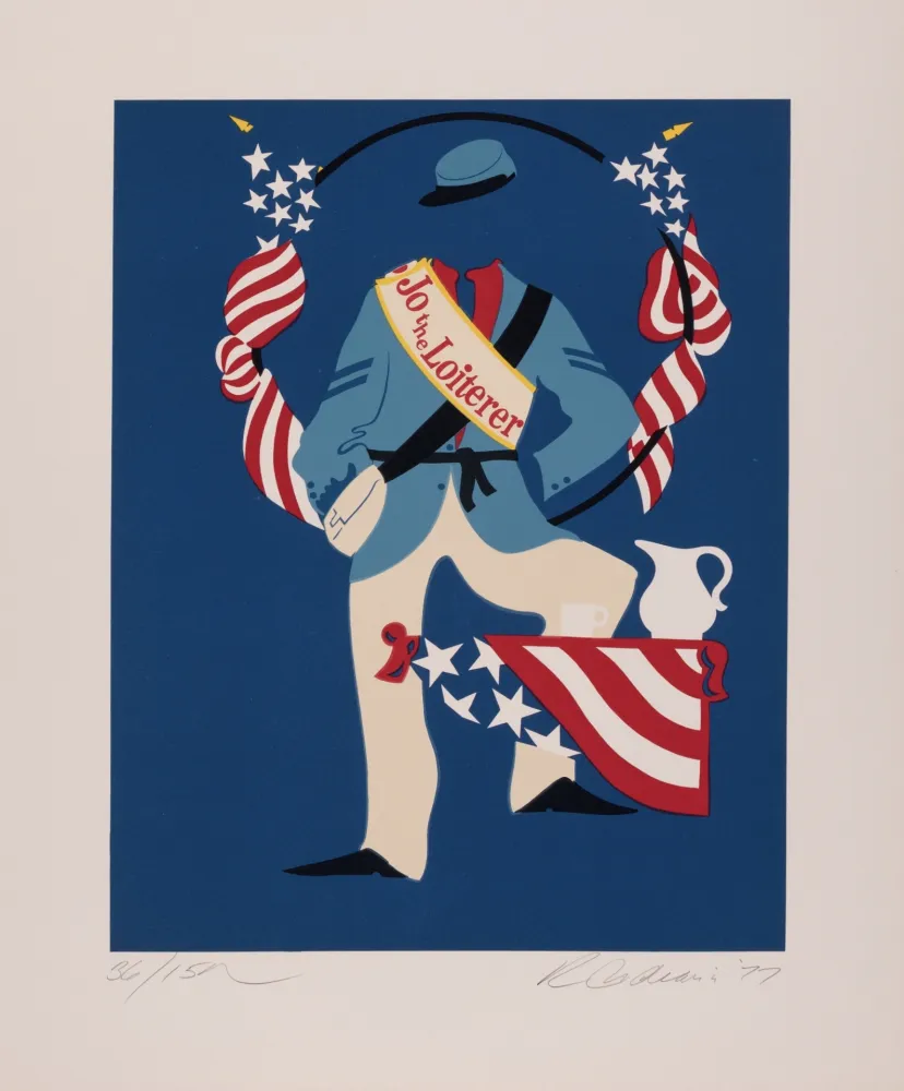 Сериграфия Indiana - Jo the Loiterer, 1977 - Hand-signed