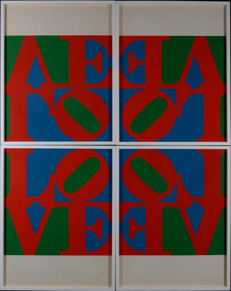 Сериграфия Indiana - Love Wall (Love Frieze)