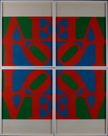 Сериграфия Indiana - Love Wall (Love Frieze)