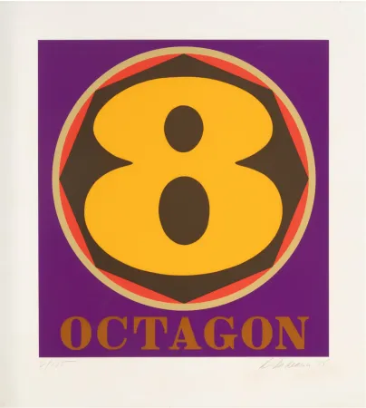 Сериграфия Indiana - Octogon, 1975 - Hand-signed