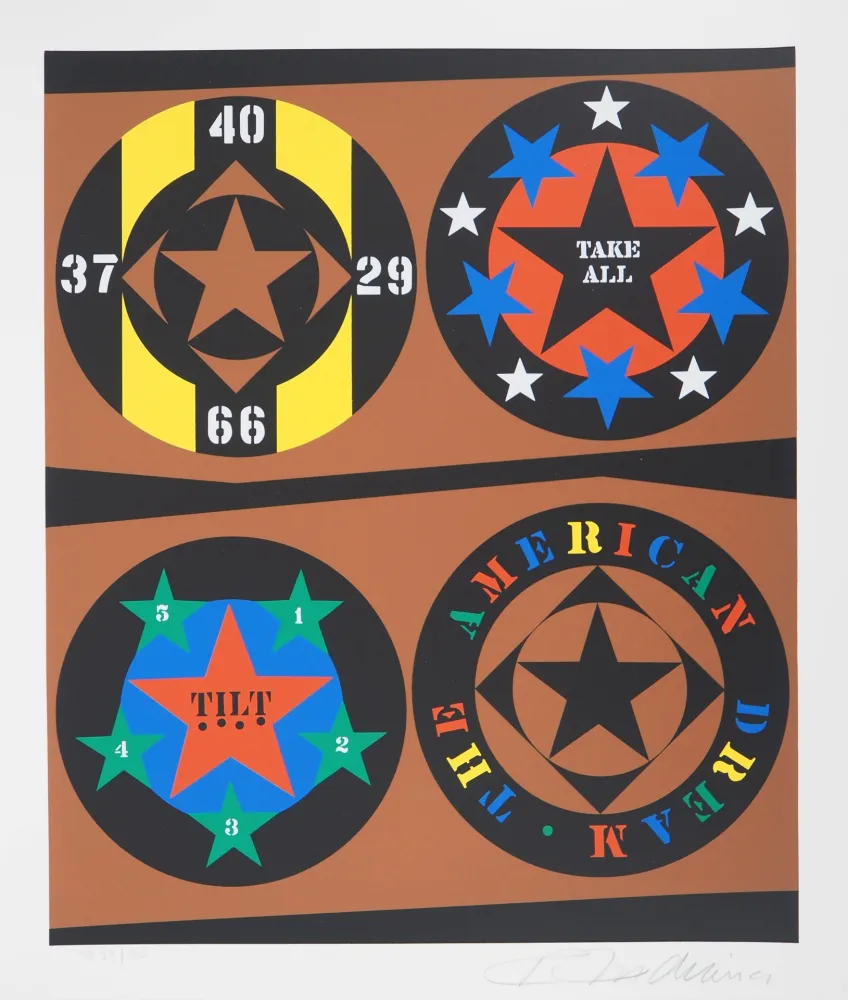 Сериграфия Indiana - The American Dream