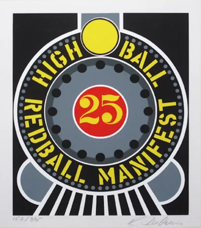 Сериграфия Indiana - The American Dream (High Ball Redball Manifest)
