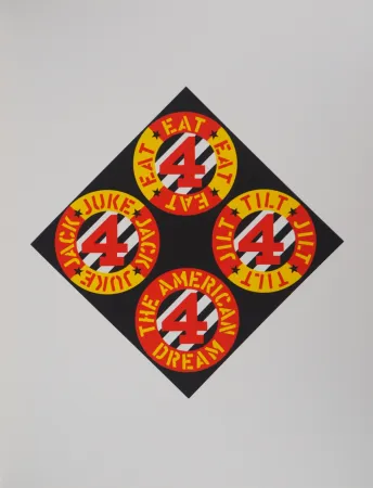 Сериграфия Indiana - The Beware-Danger American Dream