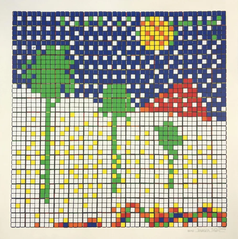 Сериграфия Invader - Boys Don’t Cry