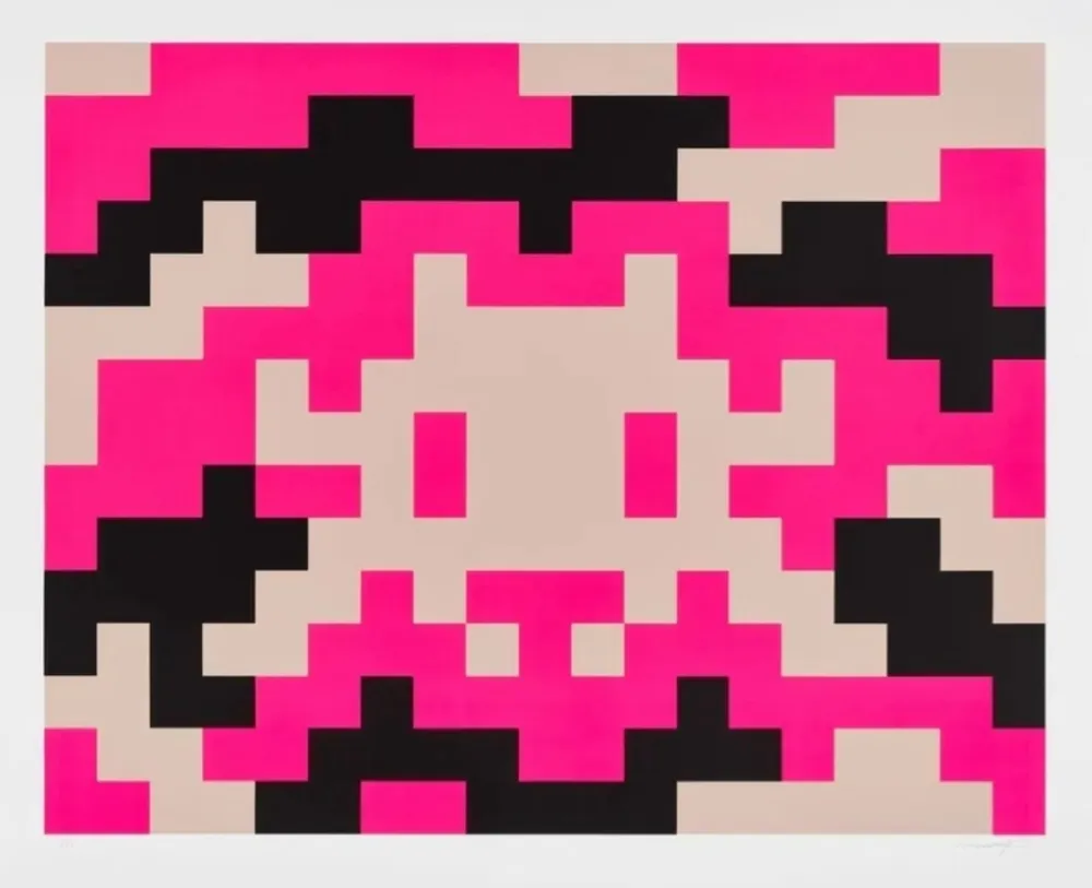 Сериграфия Invader - CAMO XXL-3C-M1