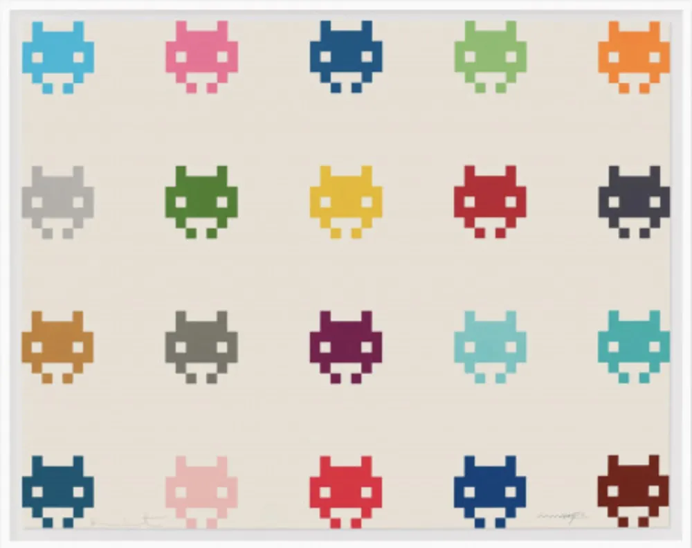 Многоэкземплярное Произведение Invader - InvadHirst