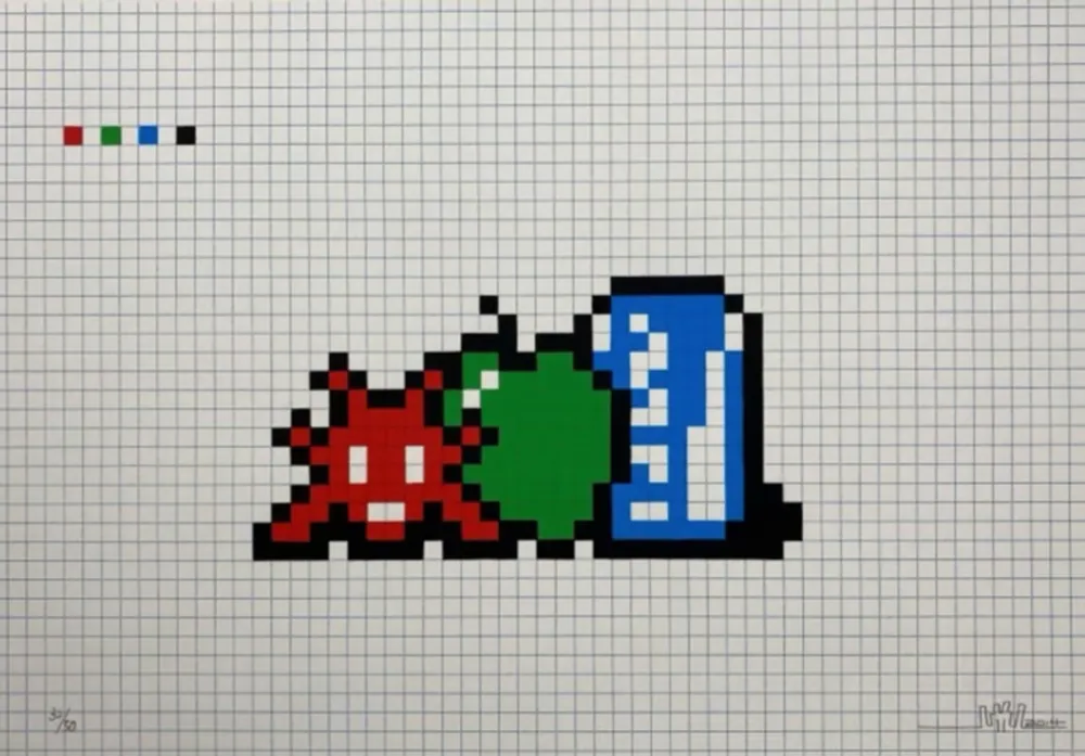 Нет Никаких Технических Invader - Still Life with Pocari Can