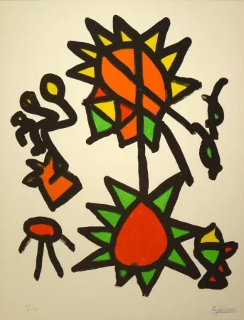 Литография Ionesco - Des Ronds et de Carrés