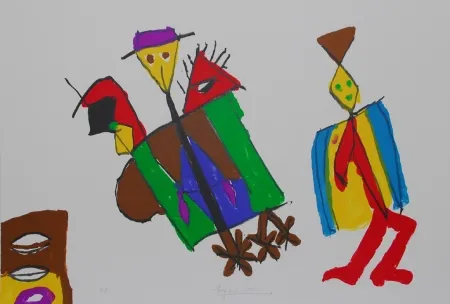 Литография Ionesco - FIGURES