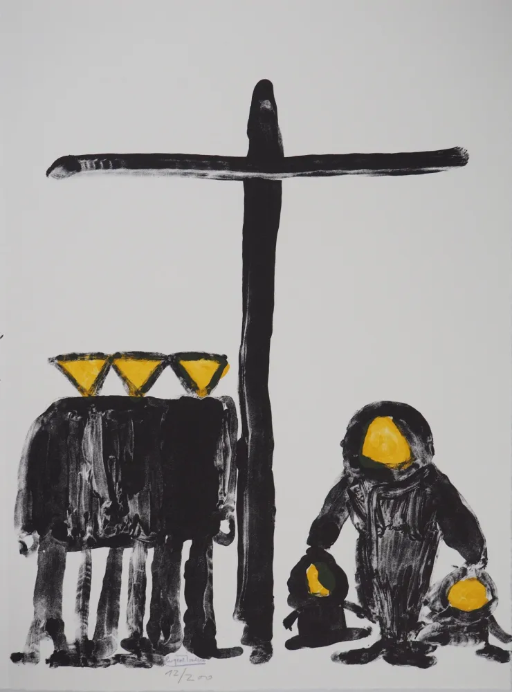 Литография Ionesco - La Croix