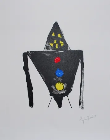 Литография Ionesco - Le chevalier noir