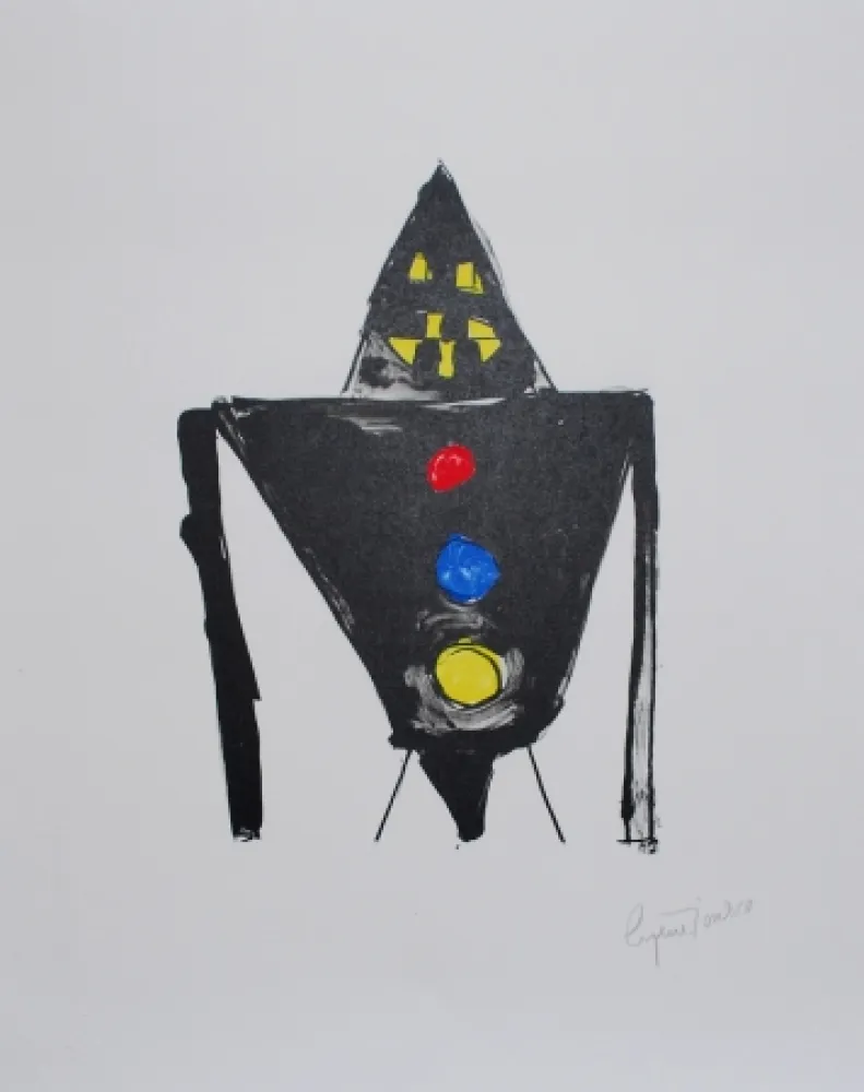 Литография Ionesco - Le chevalier noir