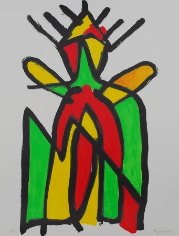 Литография Ionesco - Le roi