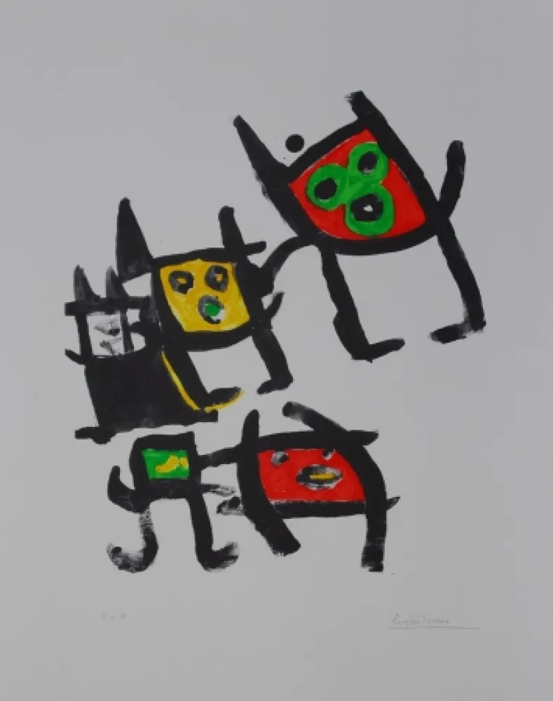 Литография Ionesco - L'enfance de lart