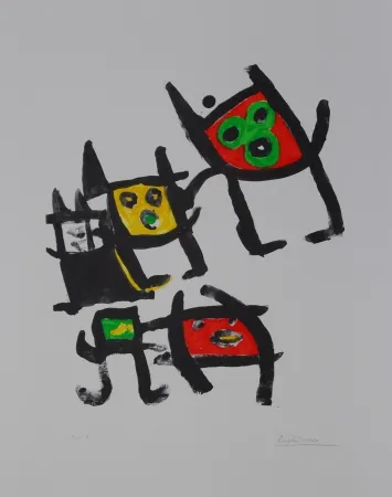 Литография Ionesco - L'enfance de lart