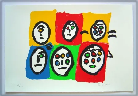 Литография Ionesco - Les multi-yeux