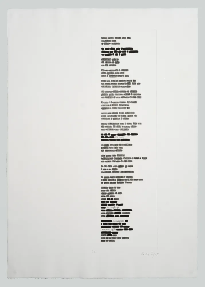 Акватинта Isgro - Cancellature