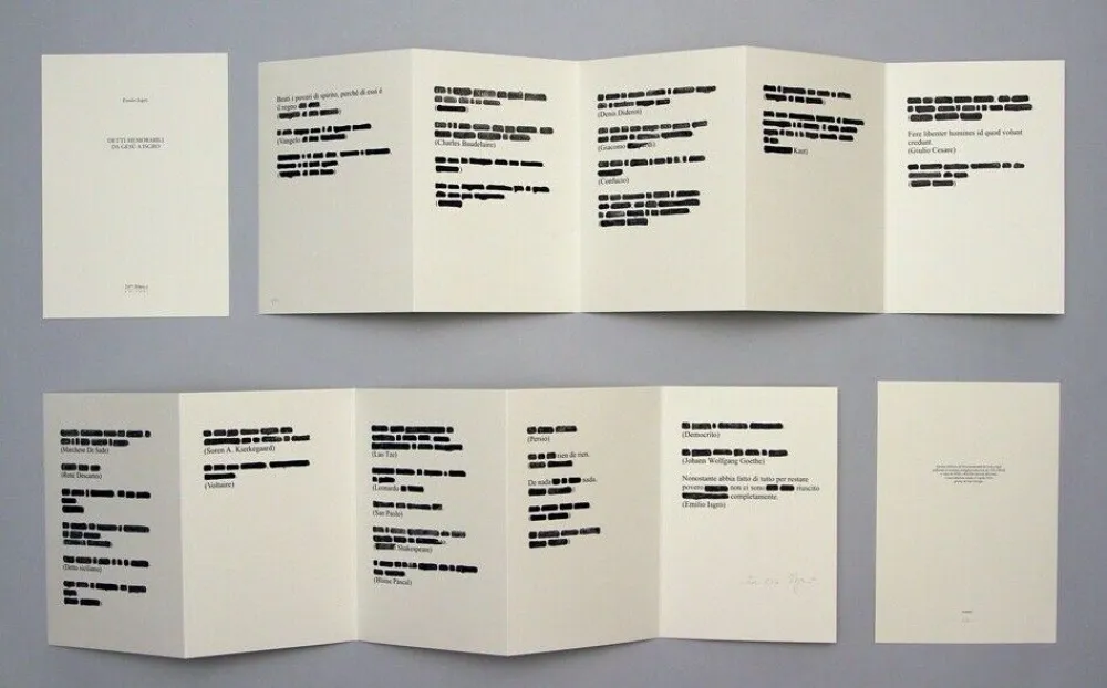 Литография Isgro - Detti memorabili da Gesù a Isgrò