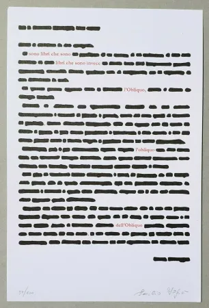 Литография Isgro - Obliquo