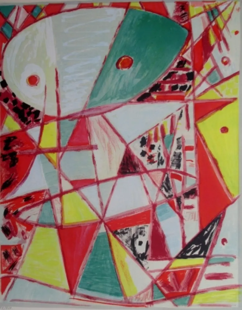 Литография Jacobsen - Green Mask