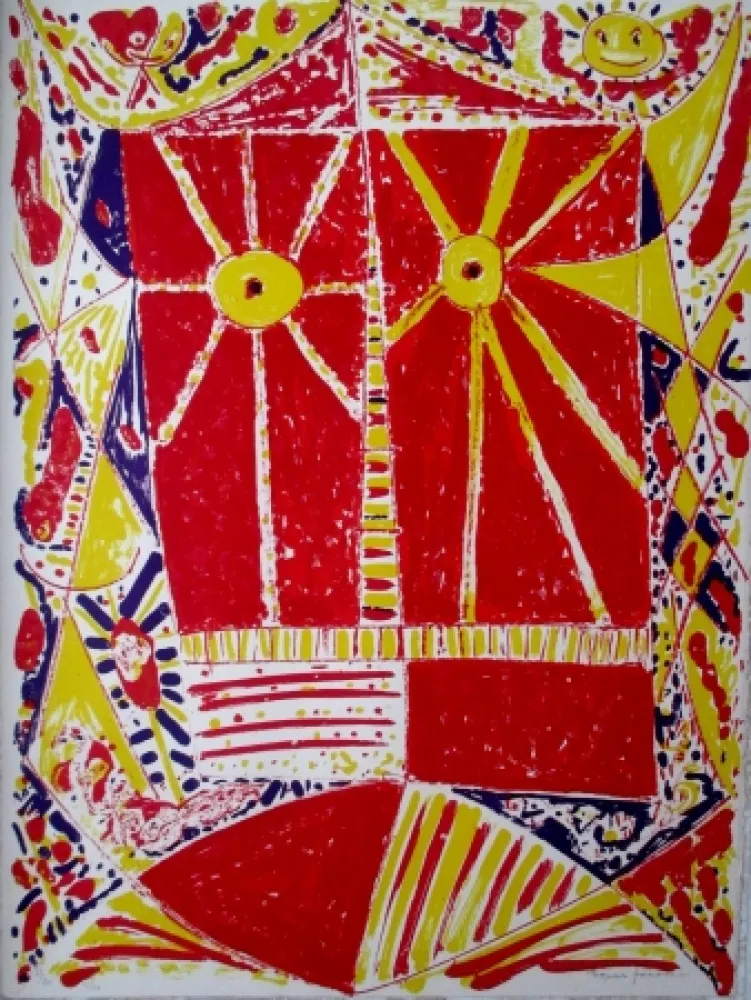 Литография Jacobsen - Red Mask