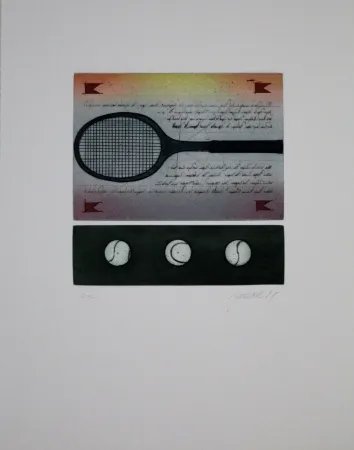 Офорт И Аквитанта Janak - Tennisschläger / Tennis Racquet