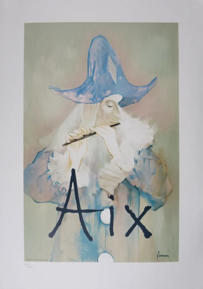 Литография Jansem - Aix, 1983