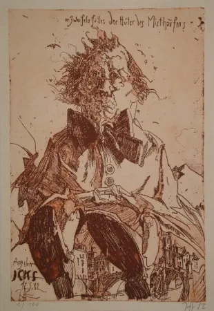 Иллюстрированная Книга Janssen - Angeber Icks. 1ne Quijoterie (Eine Quijoterie). 