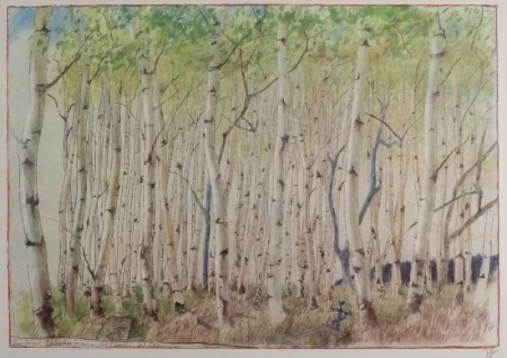 Гашение Janssen - Birkenwald. dem Axel Lebahn für seine Schilderung (p) (k)