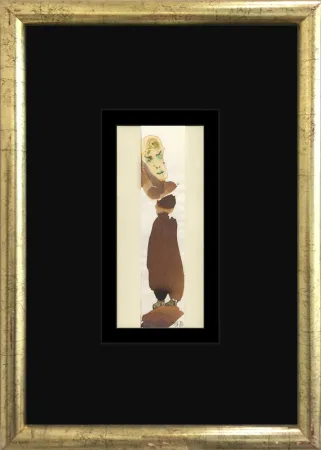 Нет Никаких Технических Janssen - Figure 1986  Original Watercolour