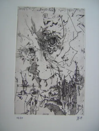 Гравюра Janssen - Saut de temp