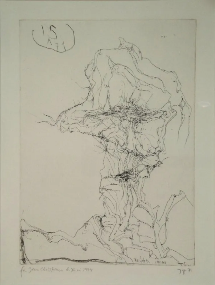 Гравюра Janssen - Tantchen Memo