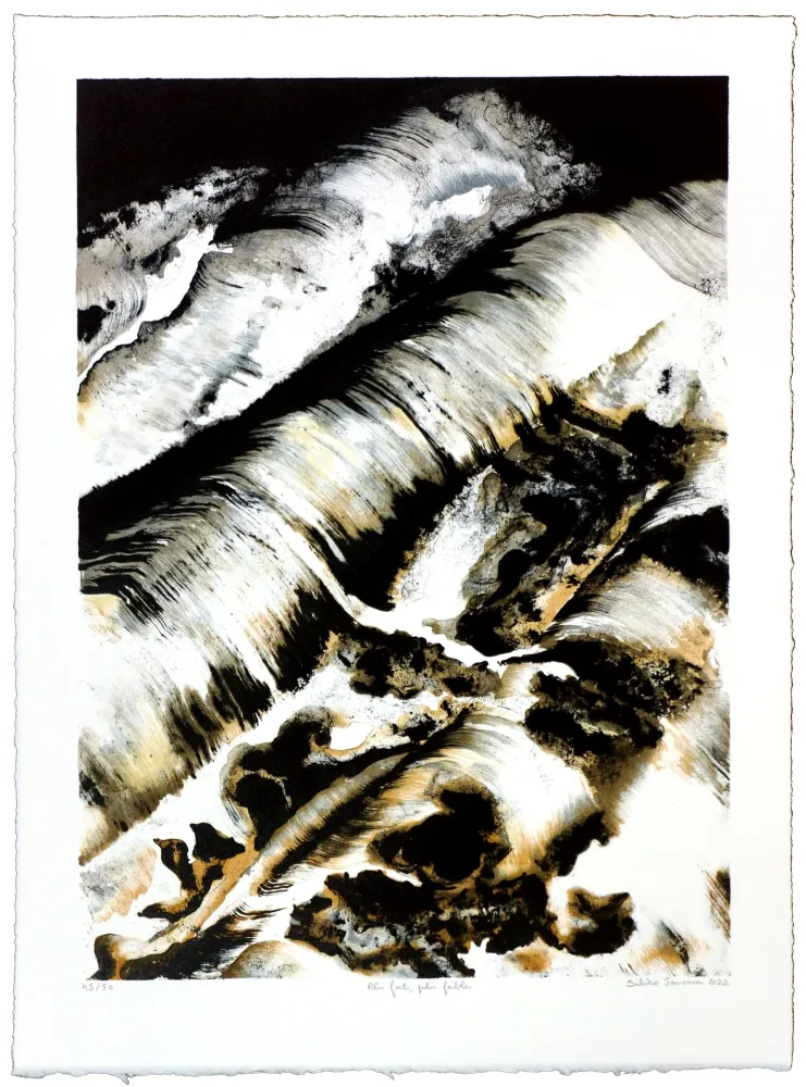 Литография Jarrosson - Plis forts, plis faibles