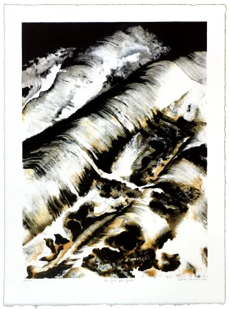 Литография Jarrosson - Plis forts, plis faibles