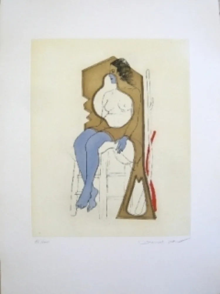 Офорт И Аквитанта Jean - Composition 4