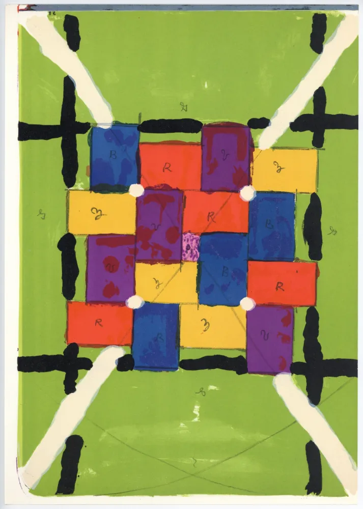 Литография Jensen - Puzzle I