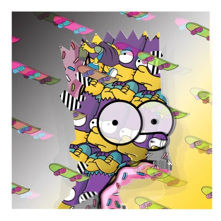 Сериграфия Jerkface - Nollie Front Foot Flip(Lenticular)