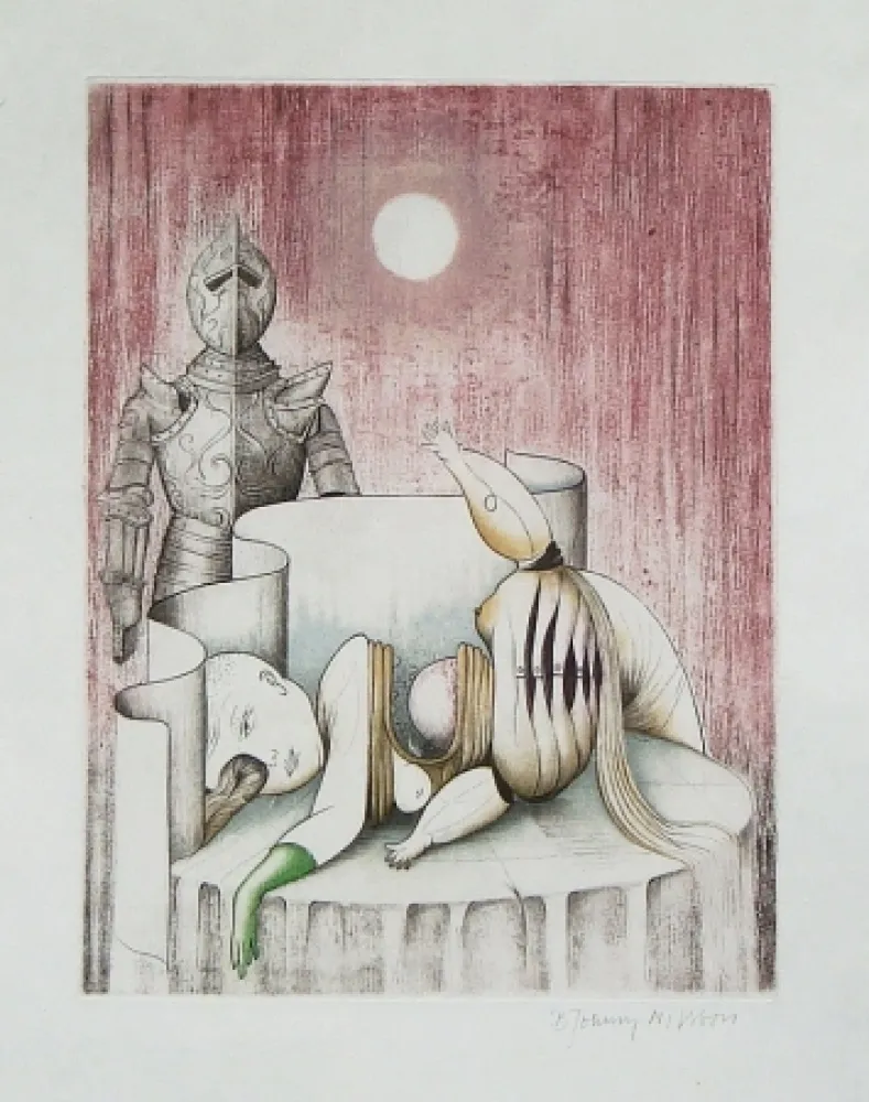 Офорт И Аквитанта Johnny Nilsson - Titre inconnu