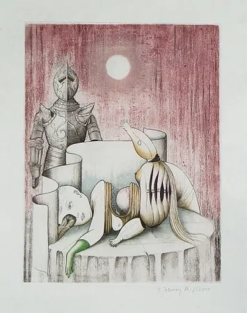 Офорт И Аквитанта Johnny Nilsson - Titre inconnu