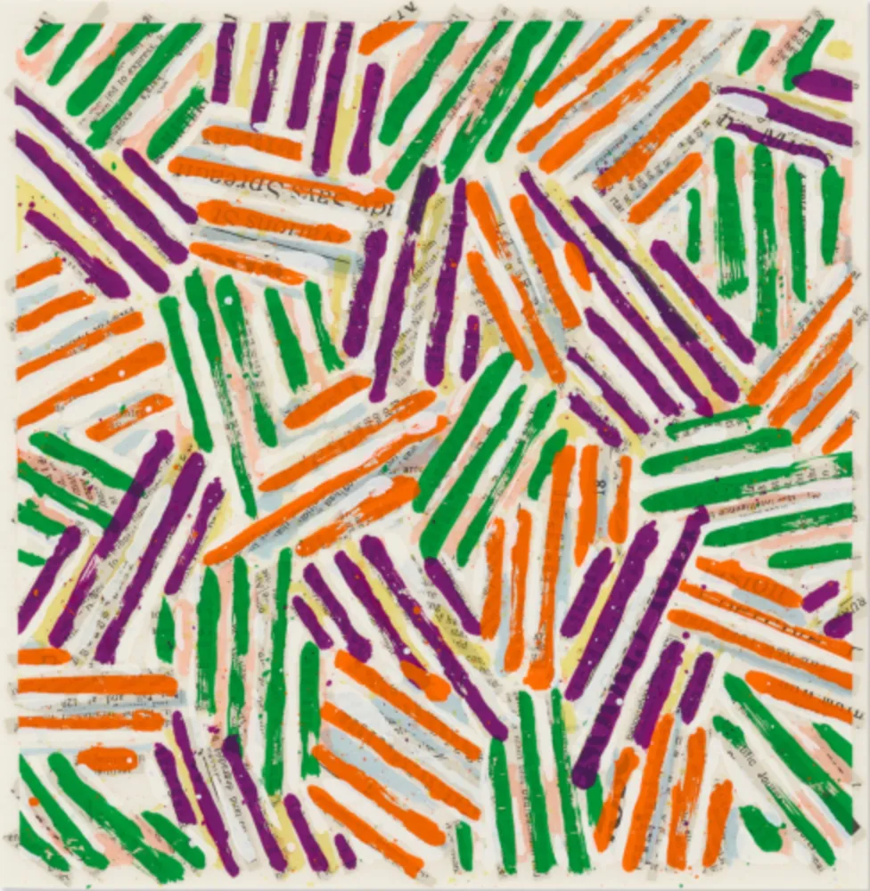 Сериграфия Johns - Cross Hatch